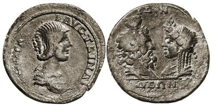 Isinda Aulock 823 Annia Faustina (3rd wife of Elagabalus) AE26, Isinda, Pisidia