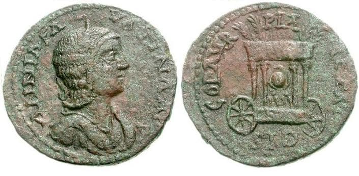 Sidon Rouvier 1572 Annia Faustina AE 28mm of Phoenicia, Sidon