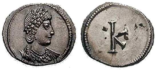 Bendall 5a Anonymous Third Siliqua, Time of Constantine