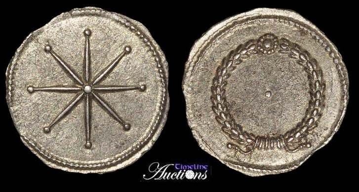 Bendall 6 Anonymous Half-Siliqua, Time of Constantine