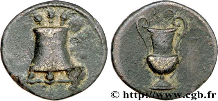 Cohen VIII 55 AE quadrans or tessera, 17