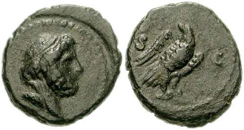 RIC II 4 (1) Anonymous AE Quadrans, AD 81-161