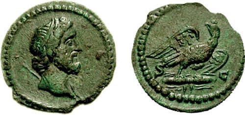 RIC II 5cf Anonymous AE Quadrans