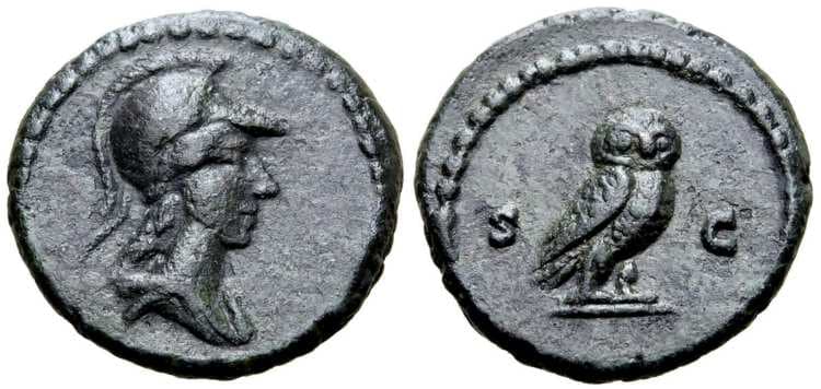 RIC II 7 Sear 2918 Anonymous AE Quadrans