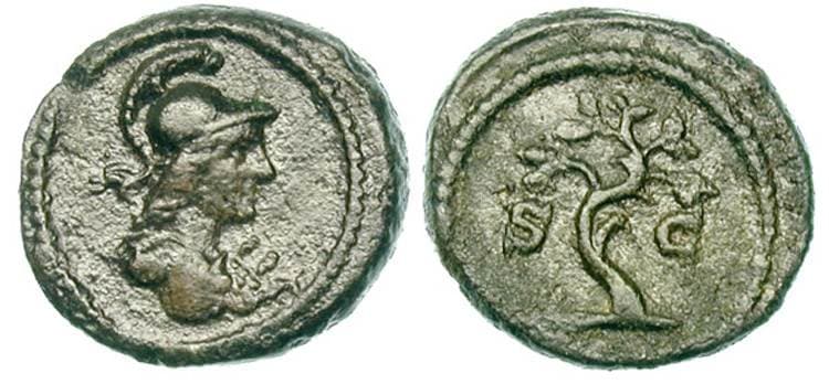 RIC II 9 Sear 2919 Anonymous AE Quadrans