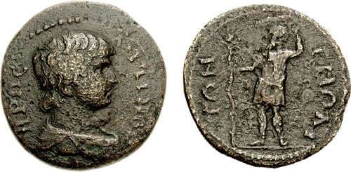 Tmolus SNG vA 3240 Antinous, AE27 of Tmolus-Aureliopolis