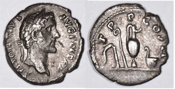 BMCRE 94 RIC 45 var Antoninus Pius, AR denarius, Rome