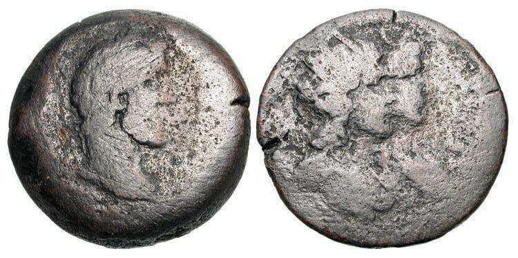 Alexandria Dattari 2246 var Antoninus Pius, AE drachm, 27