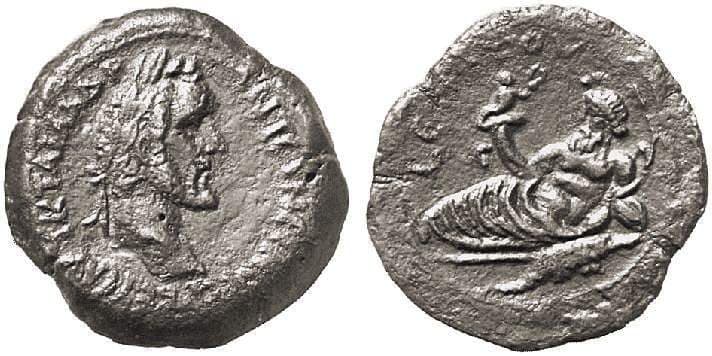 Alexandria Dattari 2750 Antoninus Pius AE drachm of Alexandria, Egypt