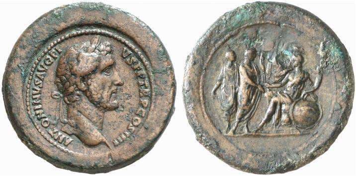 Gnecchi 105 Antoninus Pius, AE medallion, 44mm, 55