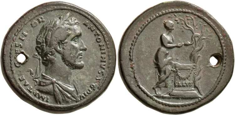 Gnecchi 147 Antoninus Pius, AE31 medallion, Struck AD 138