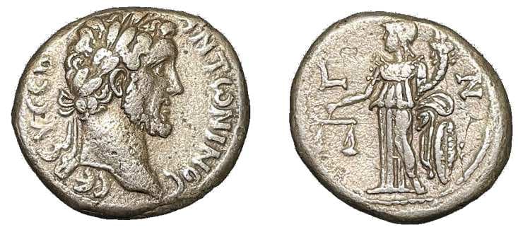 Alexandria Milne 1738 Antoninus Pius, Alexandria, AR tetradrachm