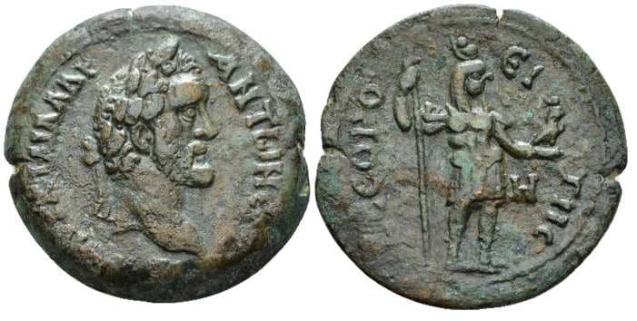 Alexandria Sethroites Milne 1832 Antoninus Pius, AE34 drachm, Nomos Sethroites, dated year 8, AD 144-145