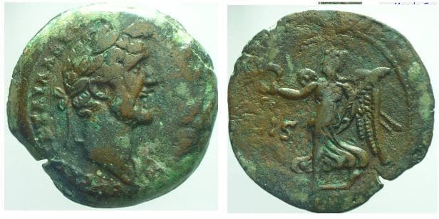 Alexandria Milne 2191 Antoninus Pius, AE Drachm, Alexandria, Year 16, 152-153 AD