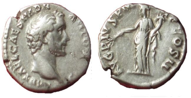 RIC 23 Sear 4057 Antoninus Pius Denarius