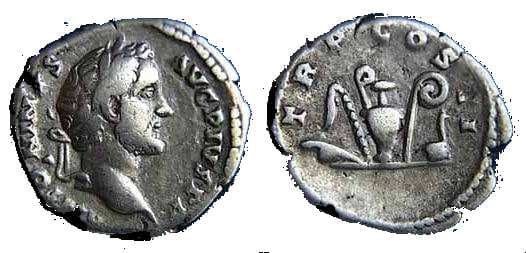 RIC 46 Antoninus Pius Denarius