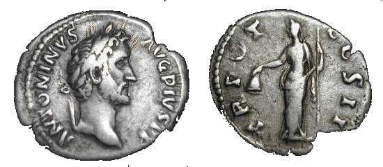 RIC 50 Sear 4117 Antoninus Pius Denarius