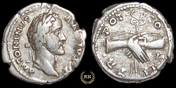RIC 54b Antoninus Pius Denarius, 3