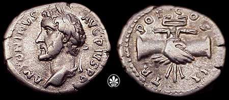 RIC 54c Antoninus Pius Denarius