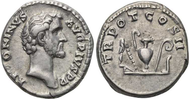 RIC 56 Antoninus Pius AR Denarius