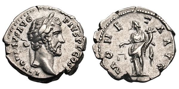 RIC 76b Sear 4092 Antoninus Pius Denarius