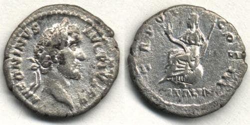 RIC 98c Antoninus Pius Denarius