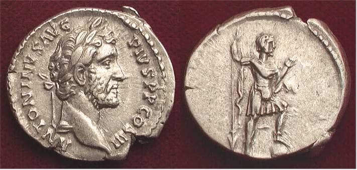 RIC 105c Antoninus Pius, AR Denarius