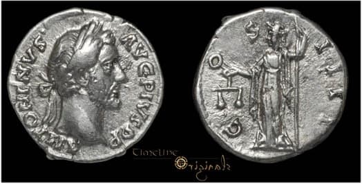 RIC 127 Sear 4066 Antoninus Pius AR Denarius