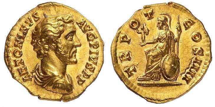 RIC 147 Antoninus Pius AV Aureus