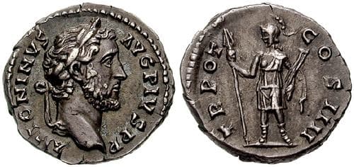 RIC 154 Sear 4121 Antoninus Pius Denarius