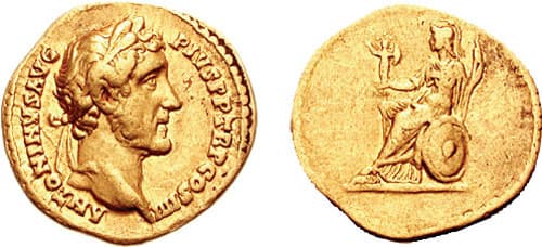 RIC 159 Sear 4035 Antoninus Pius AV Aureus