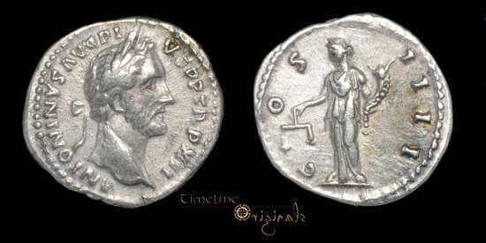 RIC 177a Sear'88 #1235 Antoninus Pius Denarius