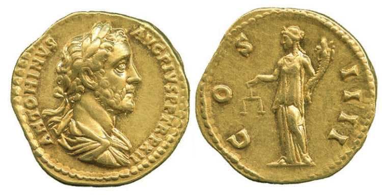 RIC 177 var (2) Calicó 1505 Antoninus Pius AV aureus, AD 148-149