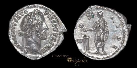 RIC 183 Antoninus Pius, AR denarius, 3