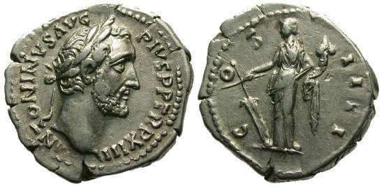 RIC 188 Antoninus Pius Denarius