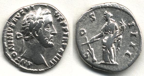 RIC 194 Antoninus Pius Denarius