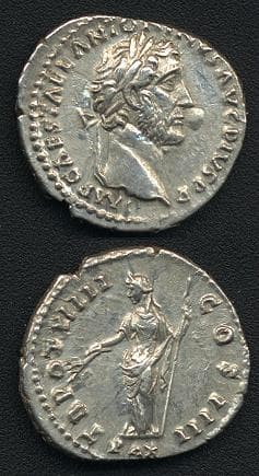 RIC 200c, Var Antoninus Pius Denarius