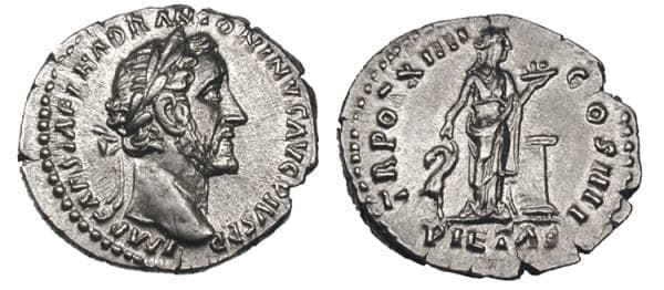 RIC 201 Antoninus Pius Denarius