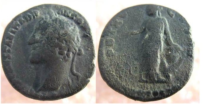 RIC 210 var Antoninus Pius, AR denarius