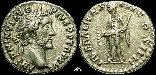 RIC 228 Antoninus Pius Denarius