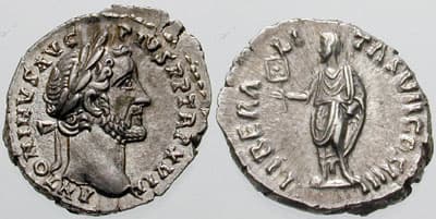 RIC 237 ANTONINUS PIUS Denarius