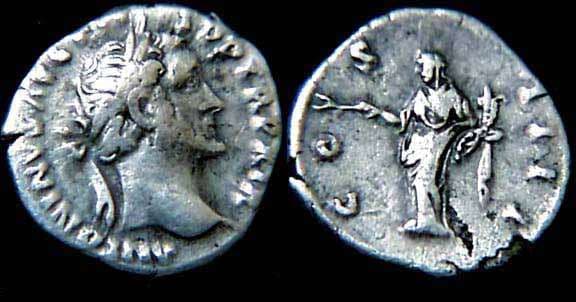 RIC 246 Antoninus Pius AR Denarius