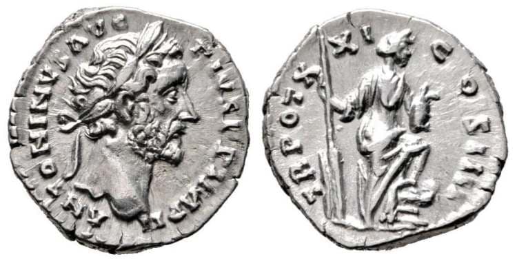 RIC 275 Antoninus Pius Denarius