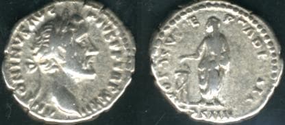 RIC 293, Note 2 Antoninus Pius Denarius