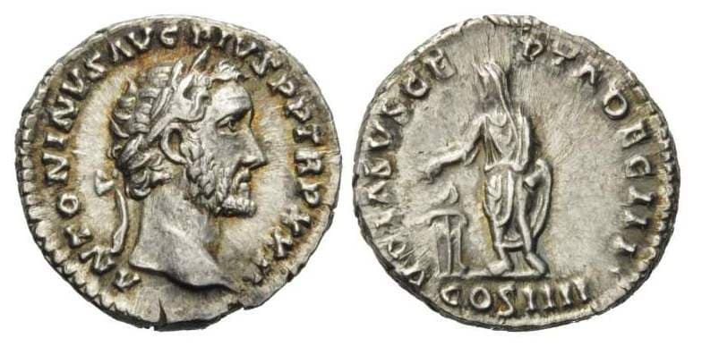 RIC 294b Antoninus Pius AR Denarius