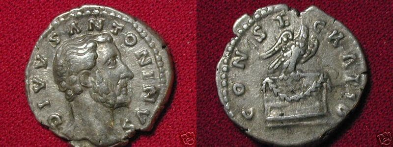 RIC 432[aurelius] Divus Antoninus Pius Denarius