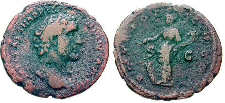 RIC 533a Antoninus Pius AE As, 28-31mm; 9