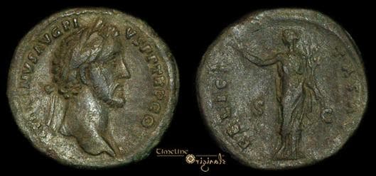 RIC 556 Antoninus Pius AE As