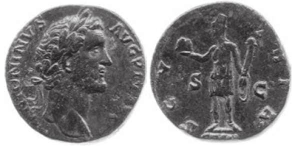 RIC 588 Antoninus Pius, AE Sestertius, struck AD 139