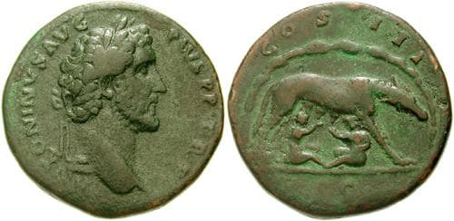 RIC 603a Var Antoninus Pius AE Sestertius